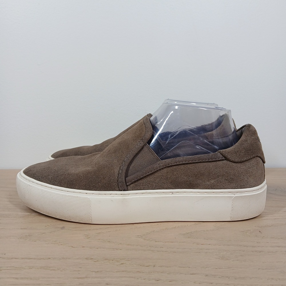 UGG Sneakers Women 9 Brown Leather Suede Slip On Casual Skate Streetwear